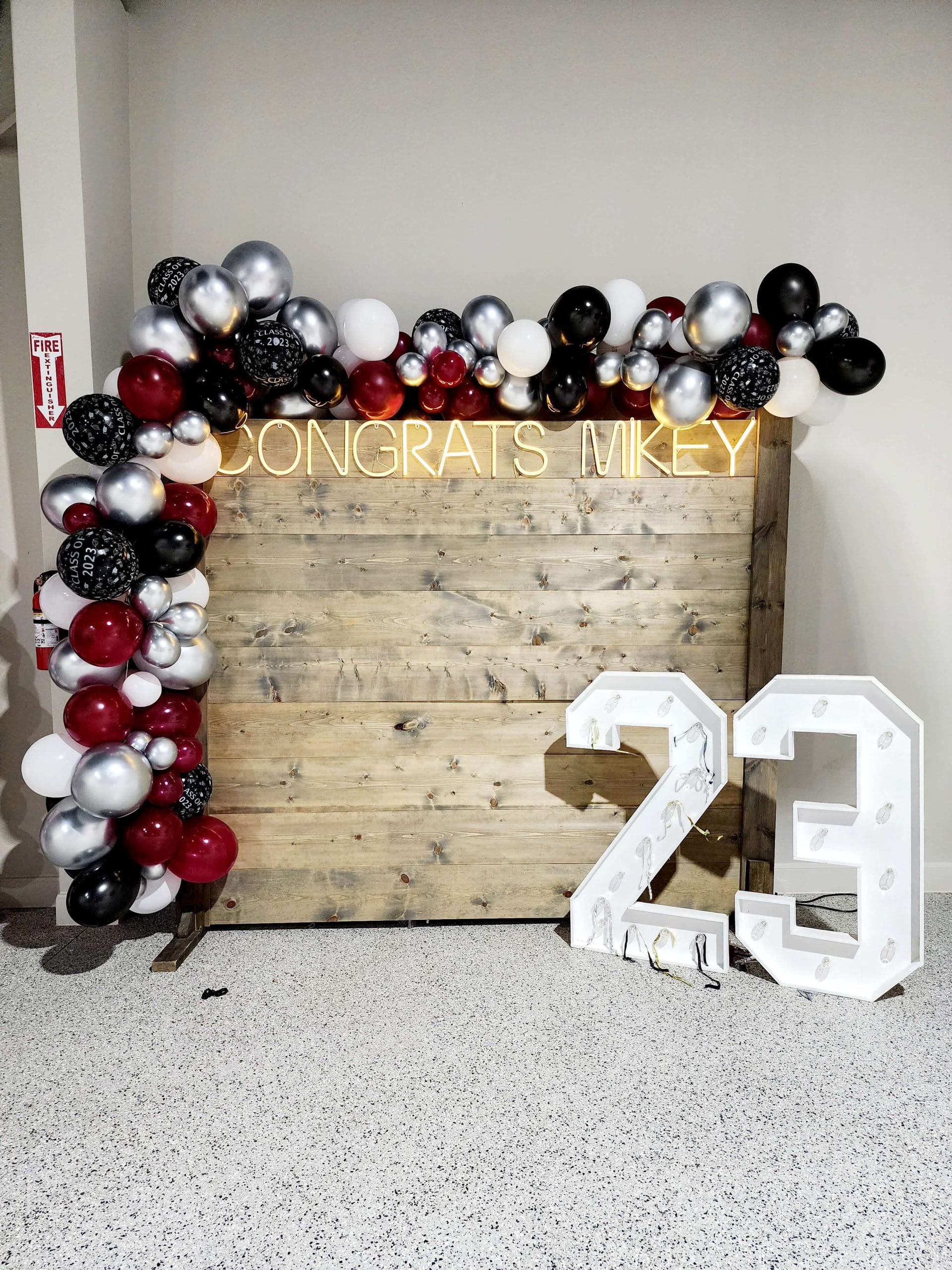 Birthdays Marquee letters