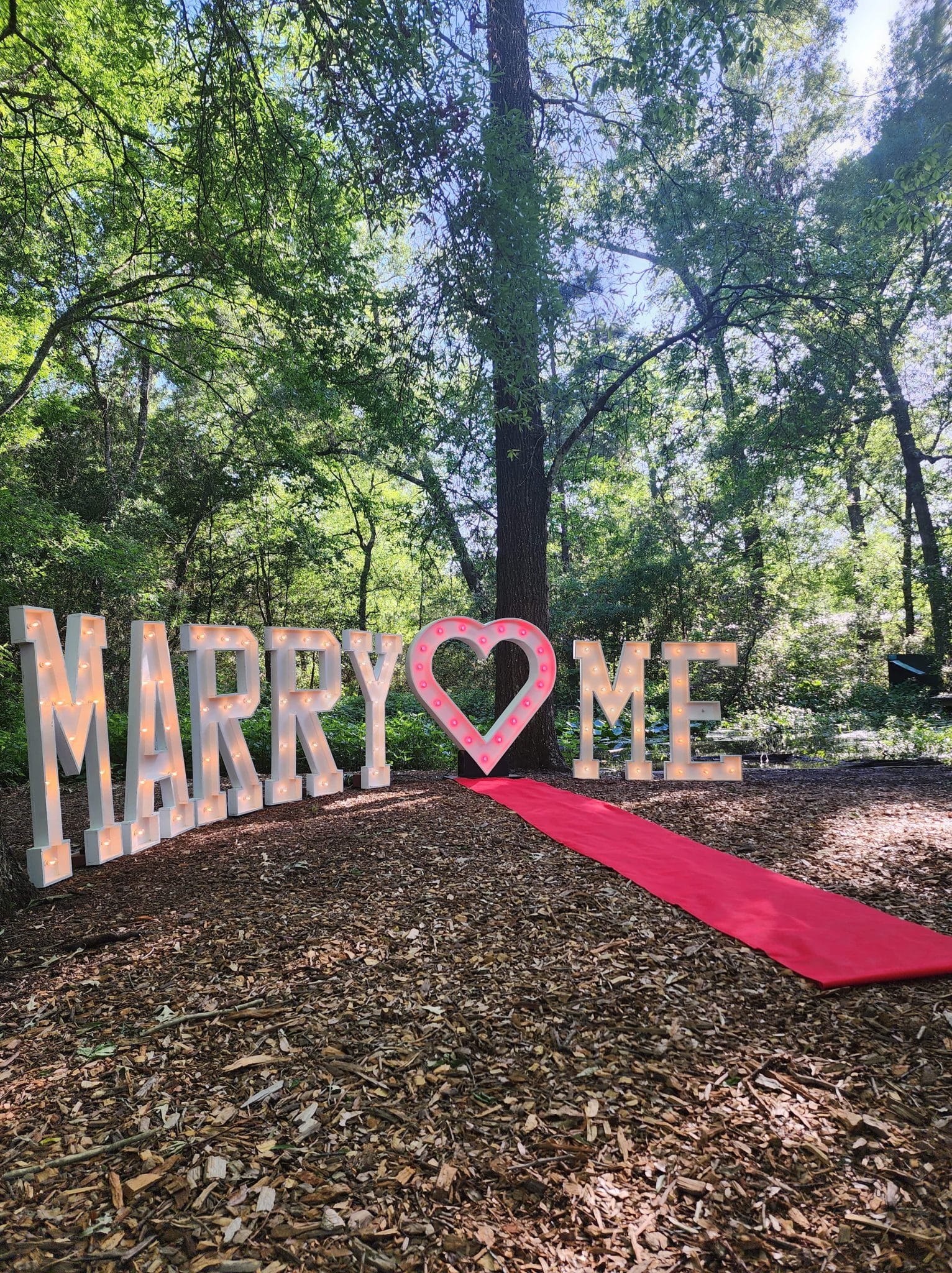 Marquee letters