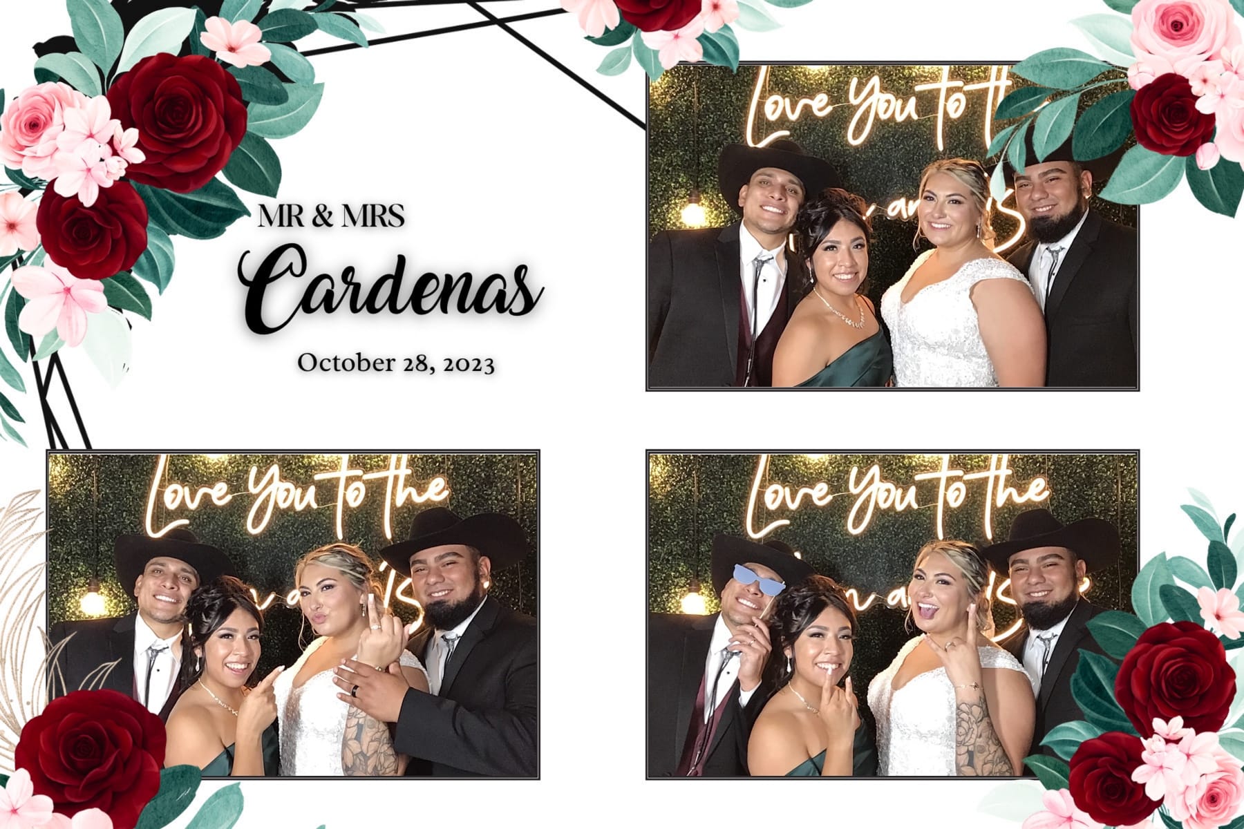 Photo booth rental for bridal and baby showers