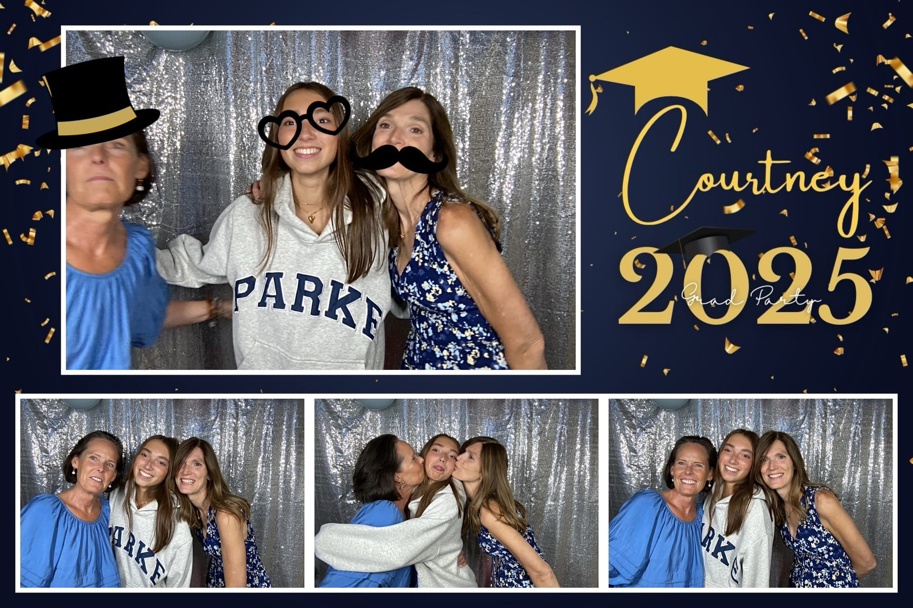 Photo booth rental for graduations