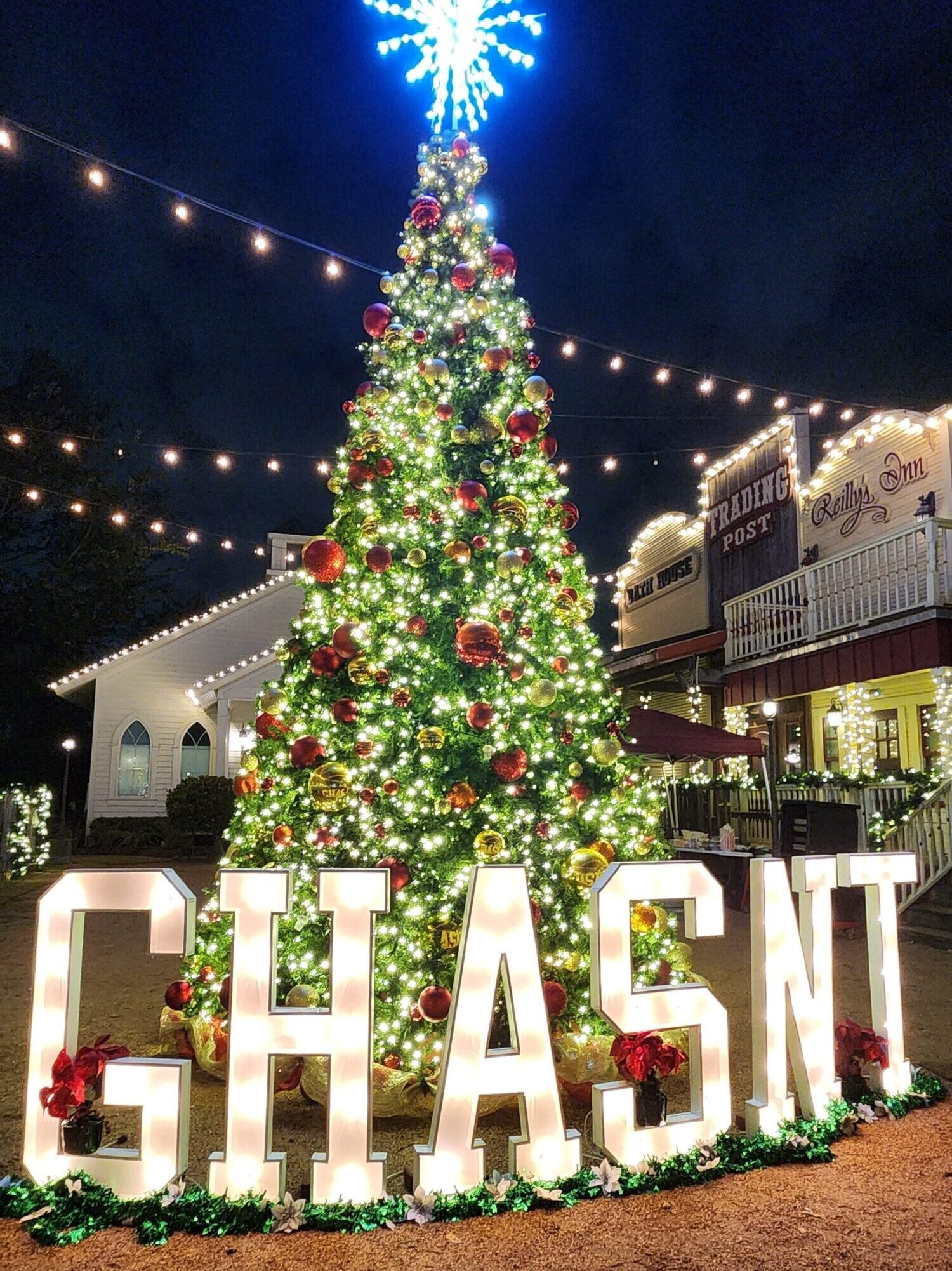 Marquee letters for holiday events